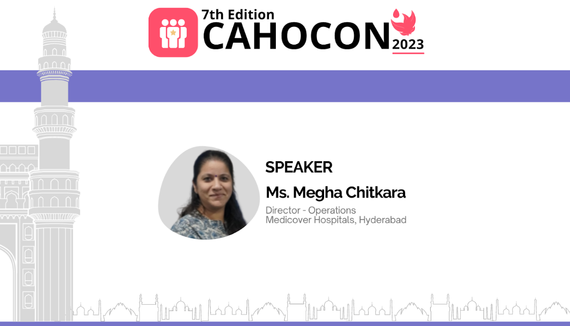 CAHOCON 2023: Technology in Healthcare - Ms. Megha Chitkara